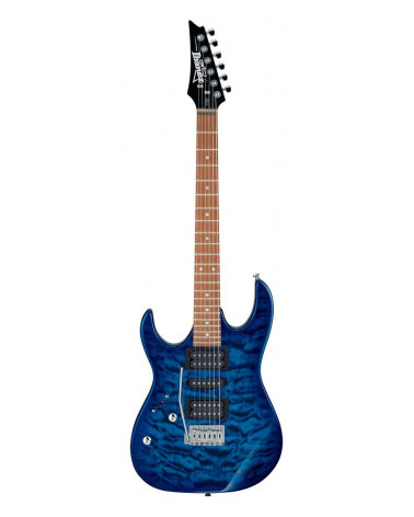 Guitarra Eléctrica Para Zurdo Ibanez GRX70QALTBB Transparent Blue Burst