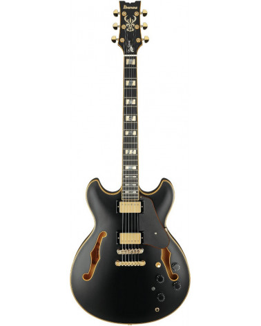 Guitarra Eléctrica Ibanez JSM20BKL Black Flat John Scofield Signature Con Estuche