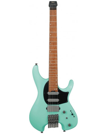 Guitarra Eléctrica Headless Ibanez Q54SFM Sea Foam Green Con Funda