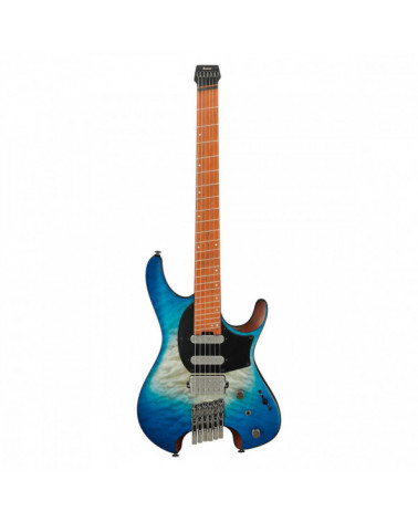Guitarra Eléctrica Headless Ibanez QX54QMBSM Blue Sphere Burst Matte Con Funda