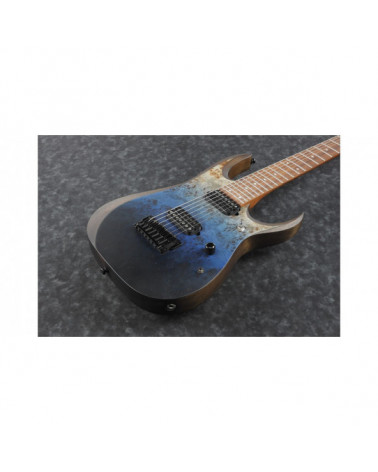 Guitarra Eléctrica De 7 Cuerdas Ibanez RGD7521PBDSF Deep Seafloor Fade Flat