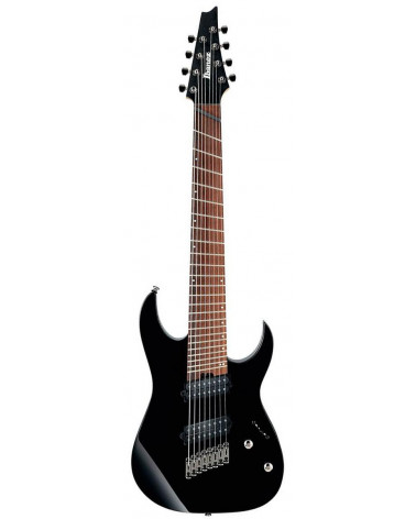 Guitarra Eléctrica De 8 Cuerdas Ibanez RGMS8BK Black