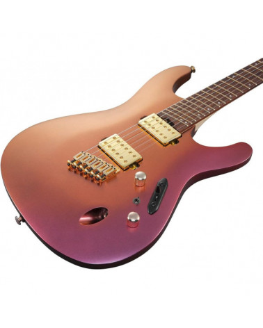 Guitarra Eléctrica Ibanez SML721RGC Rose Gold Chameleon