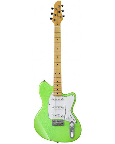 Guitarra Eléctrica Ibanez YY10SGS Slime Green Sparkle Yvette Young Signature