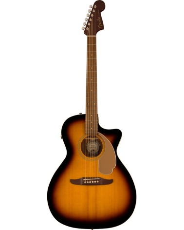 Guitarra Acústica Fender Newporter Player Gold Pickguard Sunburst