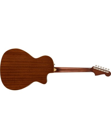 Guitarra Acústica Para Zurdos Fender Newporter Player Gold Pickguard Natural