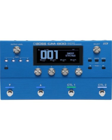 Sintetizador/Multiefectos Para Guitarra Y Bajo Boss GM-800