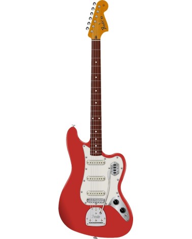 Guitarra Eléctrica Fender Vintera II 60s Bass VI Fiesta Red