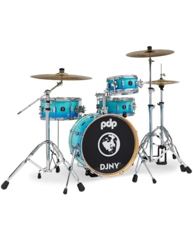Set De Batería PDP Drums PDDJ1804BF New Yorker Daru Jones Signature Blue Fade 18" 14" 10" + 13"