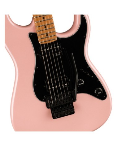 Guitarra Fender Squier Contemporary Stratocaster HH FR Roasted Maple Fingerboard Black Pickguard Shell Pink Pearl