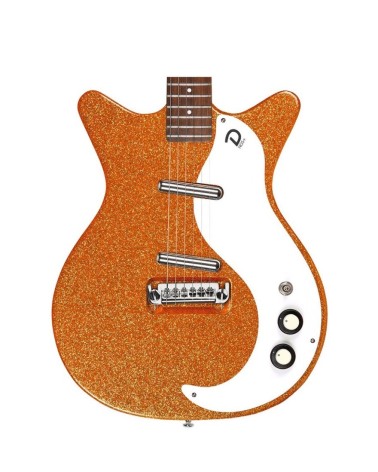 Guitarra Danelectro 59 Mod Nos + Doble Cut Metalflake Orange