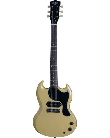 Guitarra Eléctrica Maybach Albatroz-65-TV-Aged Tipo SG TV Yellow Aged