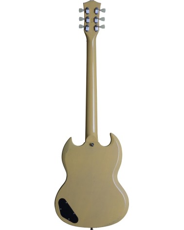 Guitarra Eléctrica Maybach Albatroz-65-TV-Aged Tipo SG TV Yellow Aged