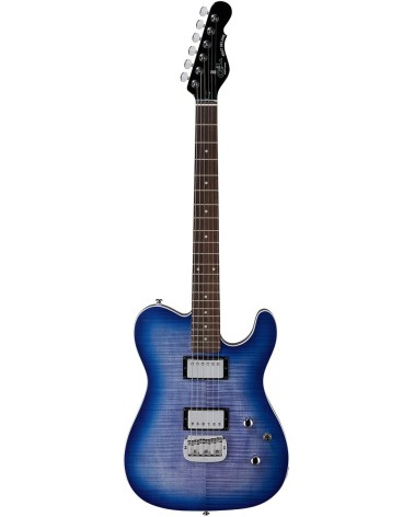 Guitarra Eléctrica Tipo Tele G&L Tribute Asat Deluxe Bright Blueburst Carved Top