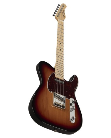 Guitarra Eléctrica Made In Usa G&L Fullerton Deluxe Asat Classic 3 Tone Sunburst Con Funda