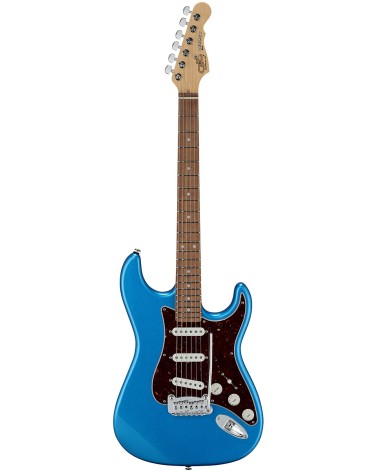 Guitarra Eléctrica Made In Usa G&L Fullerton Deluxe Legacy Lake Placid Blue CR Incluye Estuche
