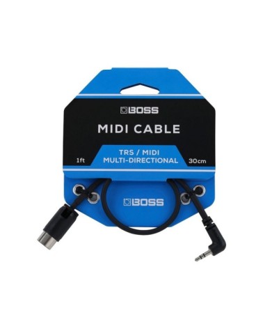 Cable TRS/MIDI Boss BMIDI-1-35 1 FT 30 cm