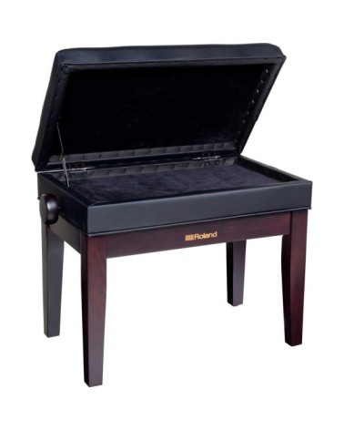Banqueta Para Piano Roland RPB-400RW Rosewood Vinilo Con Compartimento