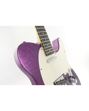 Guitarra Eléctrica Fender Custom Shop Telecaster 60's Purple Sparkle Journeyman Relic