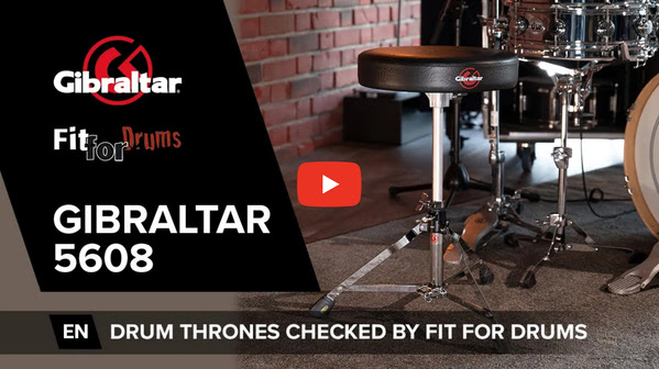 Sillines Gibraltar - Gibraltar Drum Thrones checked by FIT FOR DRUMS (English)