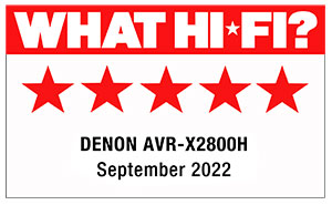Premio What HiFi Denon AVR X2800 H