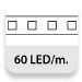 60 LED/metro